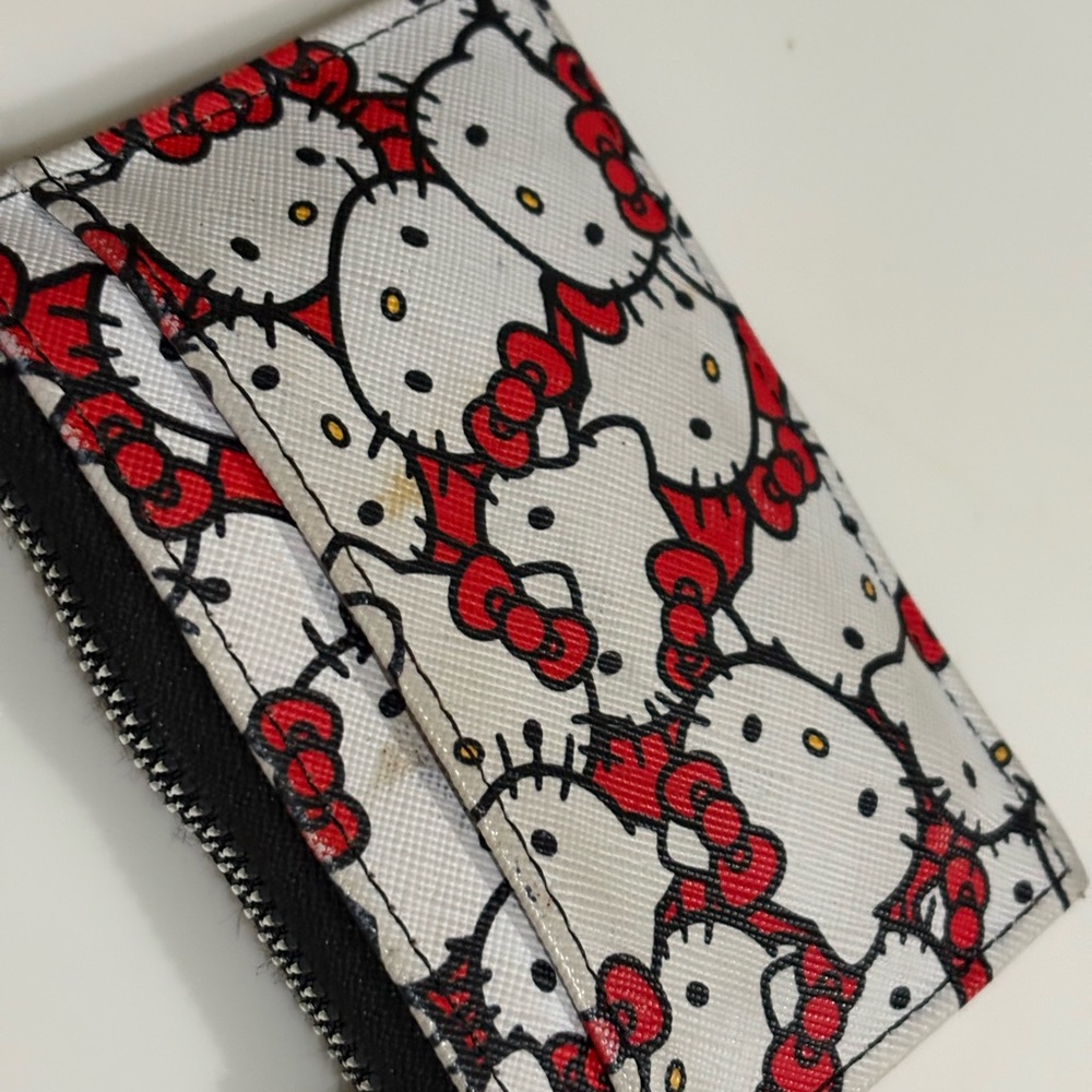 Hello Kitty Wallet with Red and White Design